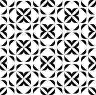 Black and white seamless pattern abstract background