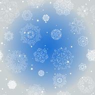 Snowflake Pattern vector texture Christmas and new year concept N5