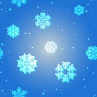 Snowflake Pattern vector texture Christmas and new year concept N23