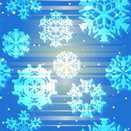 Snowflake Pattern vector texture Christmas and new year concept N24