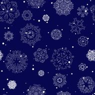 Snowflake Pattern vector texture Christmas and new year concept N32