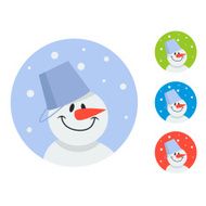 snowman flat icon N2