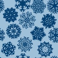 Snowflake Pattern vector texture Christmas and new year concept N56