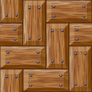 seamless wooden panel door texture with nails