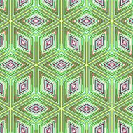 Primitive simple green retro pattern