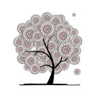 Abstract floral tree for your design