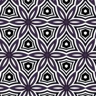 Purple floral pattern with abstract ornament N4