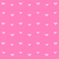 Love heart seamless pattern on black background