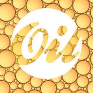 Vecor oil drops with text