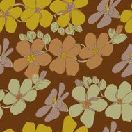 Floral seamless vintage pattern N2