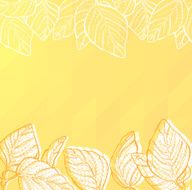 Triangle background with leaves N2