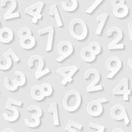 Seamless pattern with numbers N7