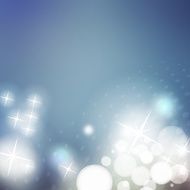 Sparkling Cover Design Template with Abstract Blurred Background N6