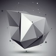 Vector digital 3d abstraction geometric polygonal template