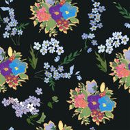 Seamless pattern with floral design N3