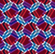 Geometric messy seamless pattern bright transparent vector N12