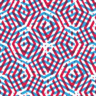 Geometric messy lined seamless pattern colorful maze vector N4