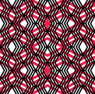 Geometric messy lined seamless pattern colorful maze vector N6