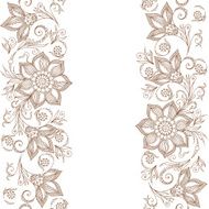 Vector Lace pattern for invitation or greeting card N3