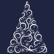 Christmas card Xmas tree N6