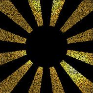 Gold burst halftone background