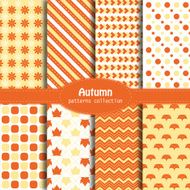 Set of Autumn pattern