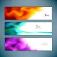 Set of colorful banner