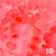 Handpainted red watercolor background for your design