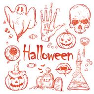 Set of icons for Halloween N16