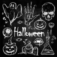 Set of icons for Halloween N17