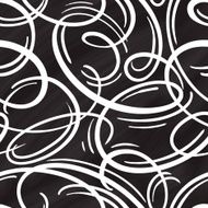 Abstract chalk lines seamless pattern
