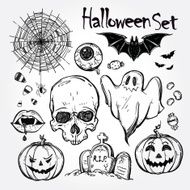 Set of icons for Halloween N19