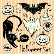 Set of icons for Halloween N21