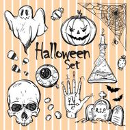 Set of icons for Halloween N23