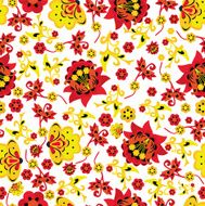 seamless pattern in Khokhloma