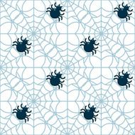 Spiders seamless pattern