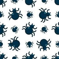 Spiders seamless pattern N2