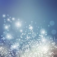 Sparkling Cover Design Template with Abstract Blurred Background N7