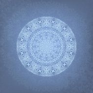 Circle lace ornament N4