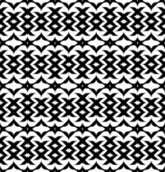 Black and white seamless pattern abstract background N6