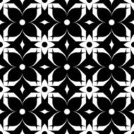 Black and white seamless pattern abstract background N9