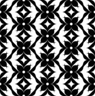 Black and white seamless pattern abstract background N10