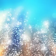 Sparkling Cover Design Template with Abstract Blurred Background N8
