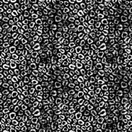 Animal seamless pattern in black and white colors