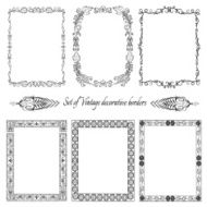 Set of Decorative Vintage frames N3
