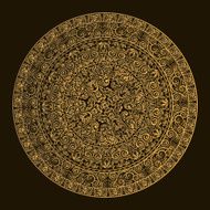 Vector lace pattern in Victorian style