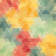 Multicolored angular wattled pattern background N10
