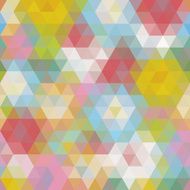 Multicolored angular wattled pattern background N13
