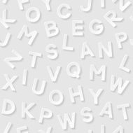 Seamless pattern with alphabet N2