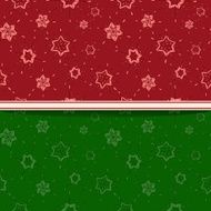 Snowflake Seamless Pattern Set N2